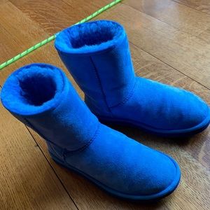 Beautiful blue classic UGG boots size 8
